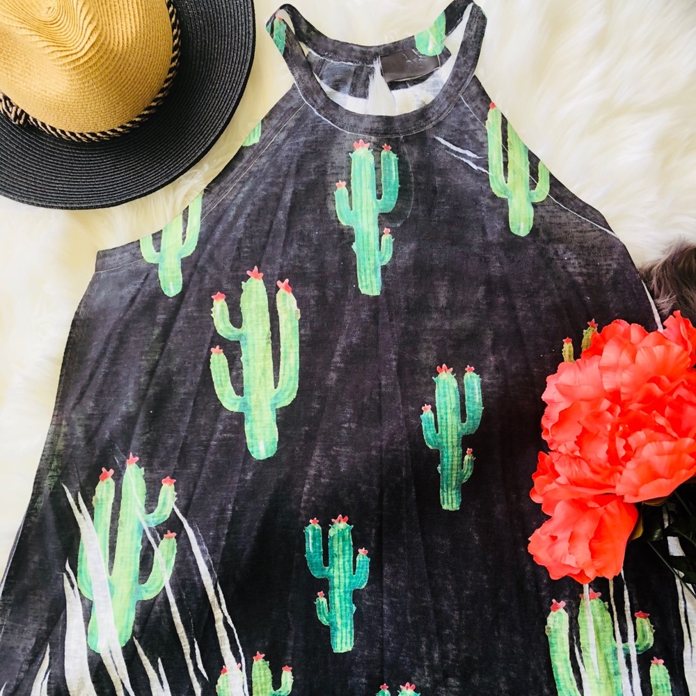 HP 3X Cactus Halter Top